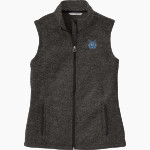 WELCH HIGH SCHOOL WILDCATS Port Authority Women's Sweater Fleece Vest Front Thumbnail