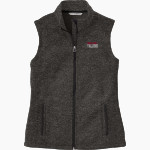Browns River Falcons Port Authority Women's Sweater Fleece Vest Front Thumbnail