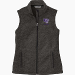 Truman Jaguars Port Authority Women's Sweater Fleece Vest Front Thumbnail