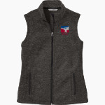University of Personal Fitness University of Personal Fitness <span class="pdp-name-mascot">University of Personal Fitness</span> Port Authority Women's Sweater Fleece Vest Front Thumbnail