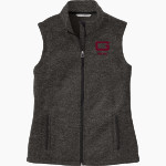 Guilford College Quakers <span class="pdp-name-mascot">GUILFORD COLLEGE Quakers</span> Port Authority Women's Sweater Fleece Vest Front Thumbnail