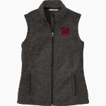 Bob Jones Patriots <span class="pdp-name-mascot">Bob Jones Patriots</span> Port Authority Women's Sweater Fleece Vest Front Thumbnail