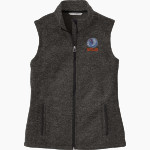 Whiteland Warriors <span class="pdp-name-mascot">Whiteland Warriors</span> Port Authority Women's Sweater Fleece Vest Front Thumbnail