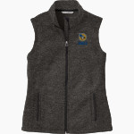 WASECA HIGH SCHOOL BLUEJAYS Port Authority Women's Sweater Fleece Vest Front Thumbnail