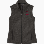 LINCOLN HIGH SCHOOL RED RAIDERS Port Authority Women's Sweater Fleece Vest Front Thumbnail