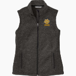 CULBRETH Cougars Port Authority Women's Sweater Fleece Vest Front Thumbnail