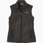 Mahone Mustangs Port Authority Women's Sweater Fleece Vest Front Thumbnail