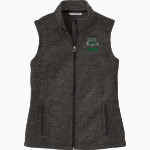 BURLEY HIGH SCHOOL BOBCATS Port Authority Women's Sweater Fleece Vest Front Thumbnail
