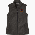 Cienega Bobcats Port Authority Women's Sweater Fleece Vest Front Thumbnail