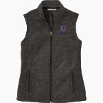 Cornell Rams <span class="pdp-name-mascot">Cornell Rams</span> Port Authority Women's Sweater Fleece Vest Front Thumbnail