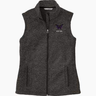 Port Authority Women's Sweater Fleece Vest