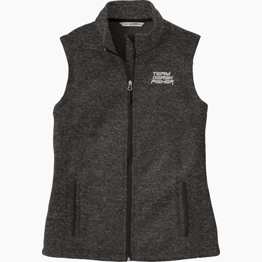Be Better Foundation Team Derek Fisher Port Authority Women's Sweater Fleece Vest