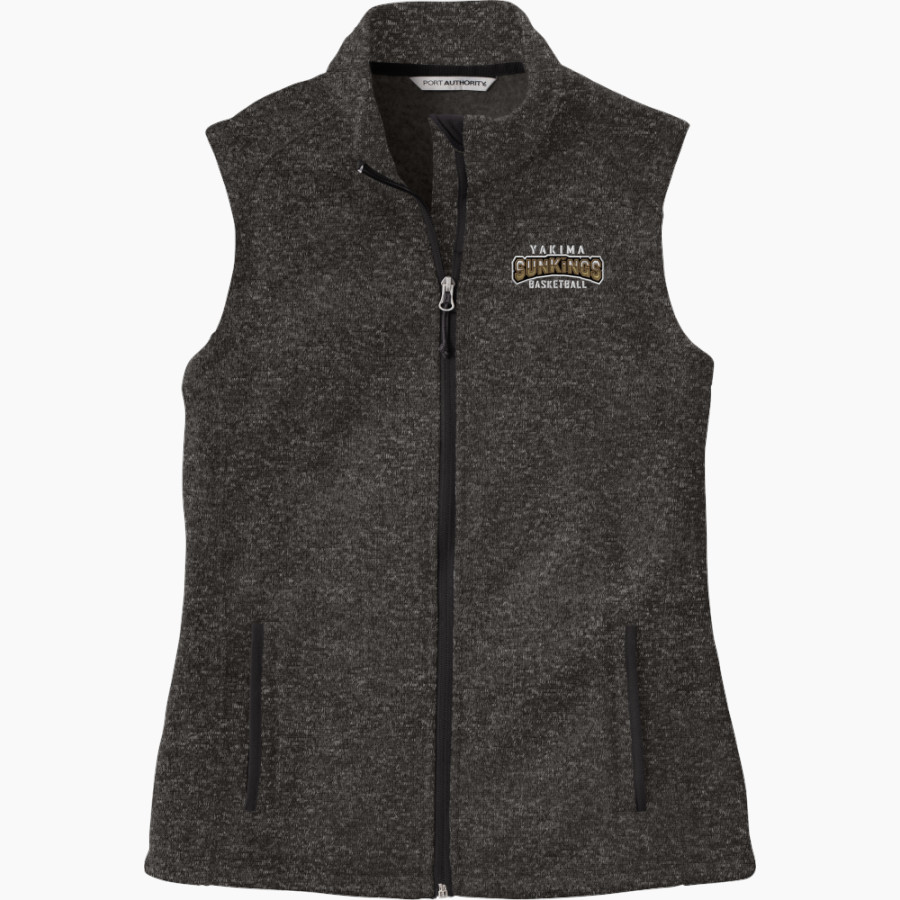 Yakima Sunkings Sunkings Port Authority Women's Sweater Fleece Vest