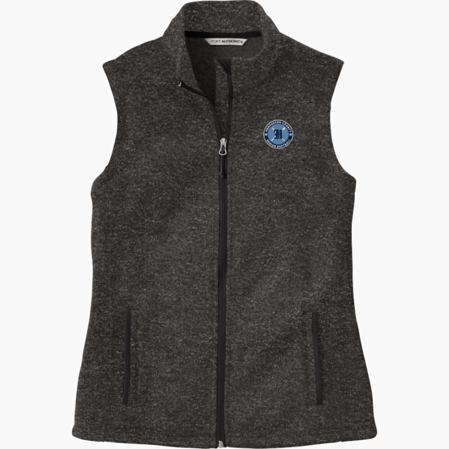Henderson County Senior Softball Softball <span class="pdp-name-mascot">Henderson County Senior Softball Softball</span> Port Authority Women's Sweater Fleece Vest
