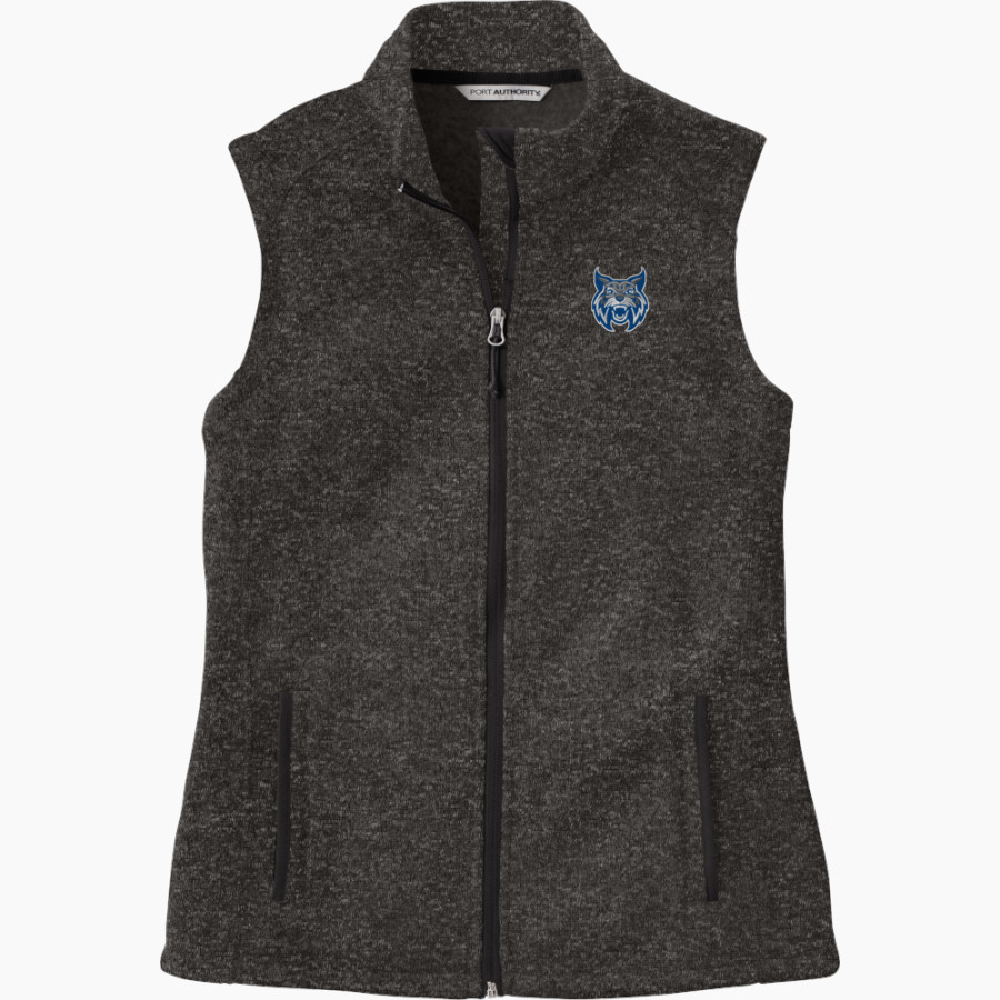 WELCH HIGH SCHOOL WILDCATS Port Authority Women's Sweater Fleece Vest