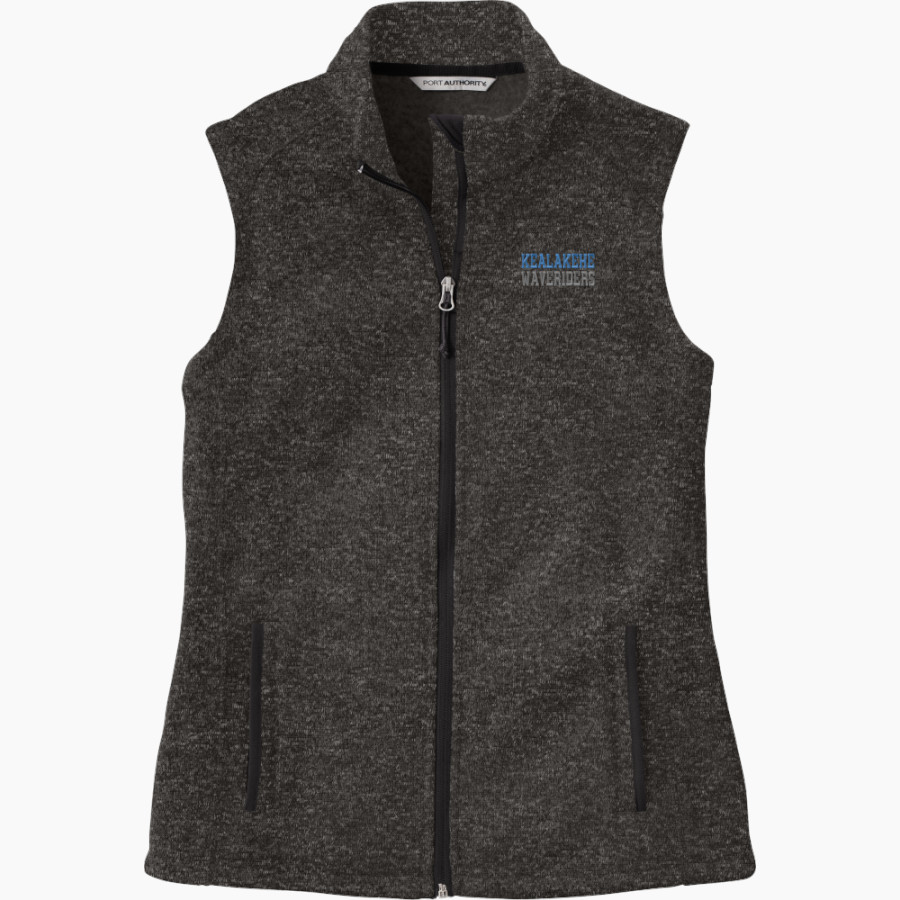 KEALAKEHE HIGH SCHOOL WAVERIDERS <span class="pdp-name-mascot">KEALAKEHE WAVERIDERS</span> Port Authority Women's Sweater Fleece Vest
