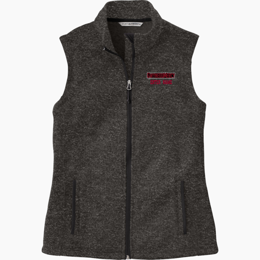 Gwynedd Mercy Griffins Port Authority Women's Sweater Fleece Vest