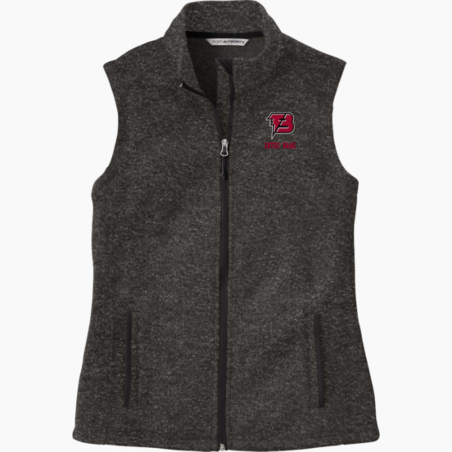 Belleville Mennonite Thunder <span class="pdp-name-mascot">Belleville Mennonite Thunder</span> Port Authority Women's Sweater Fleece Vest