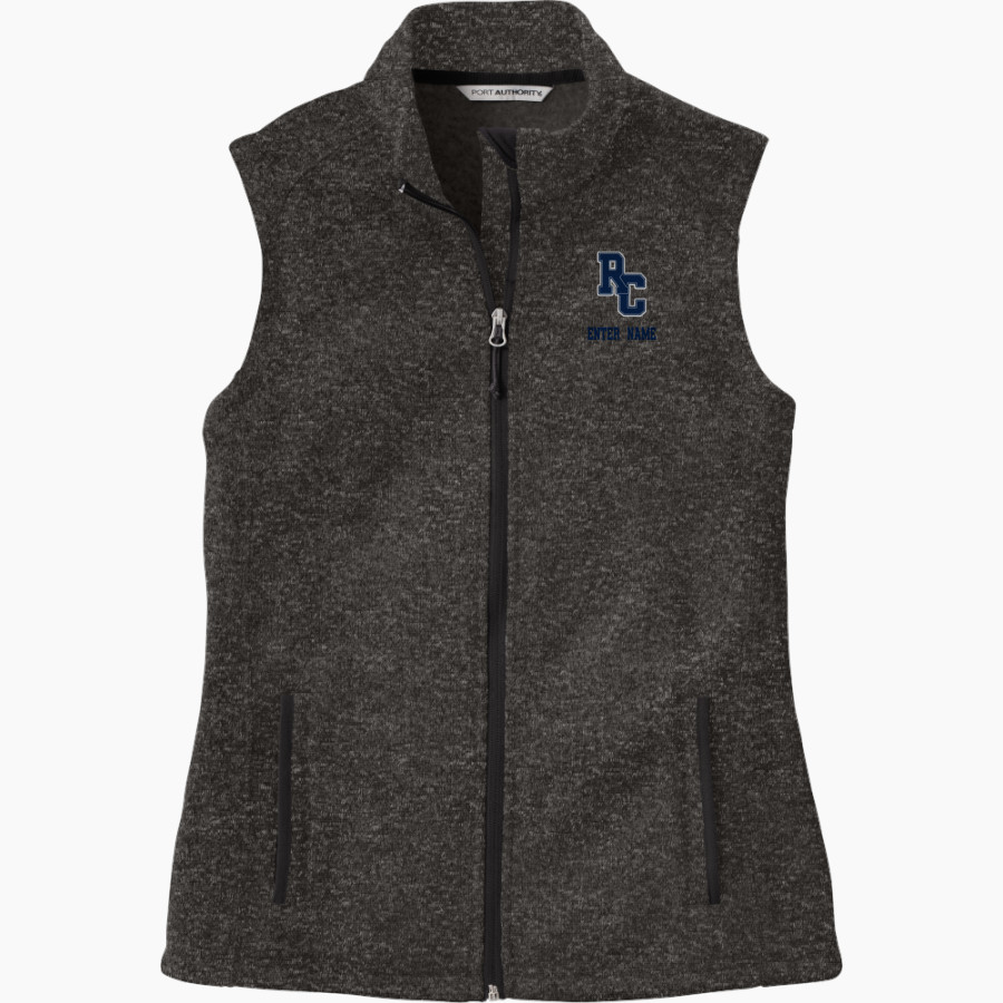RITCHIE COUNTY HIGH SCHOOL REBELS <span class="pdp-name-mascot">RITCHIE COUNTY REBELS</span> Port Authority Women's Sweater Fleece Vest