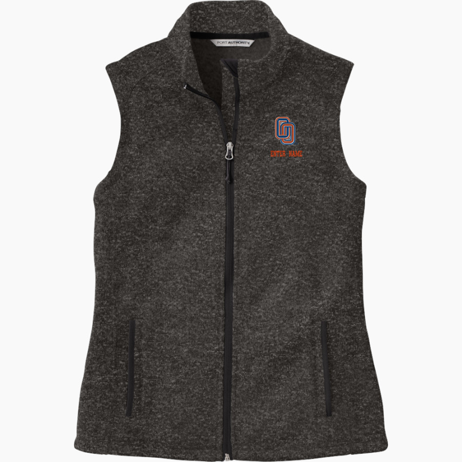 OLENTANGY ORANGE PIONEERS <span class="pdp-name-mascot">OLENTANGY ORANGE PIONEERS</span> Port Authority Women's Sweater Fleece Vest