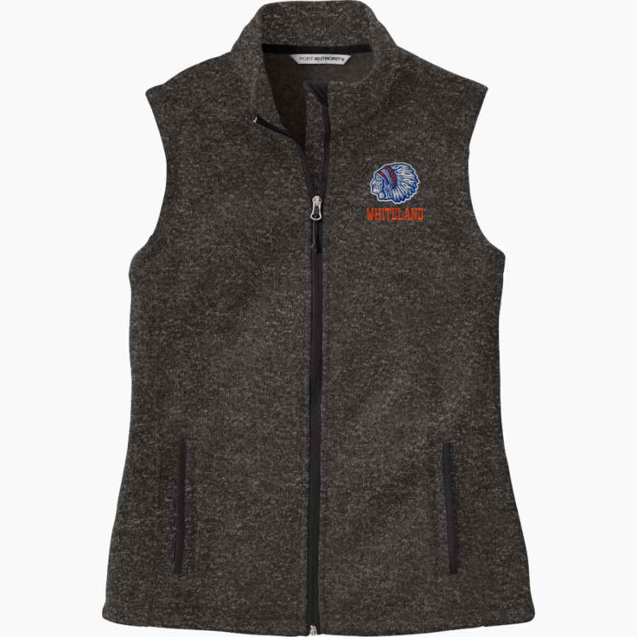 Whiteland Warriors <span class="pdp-name-mascot">Whiteland Warriors</span> Port Authority Women's Sweater Fleece Vest