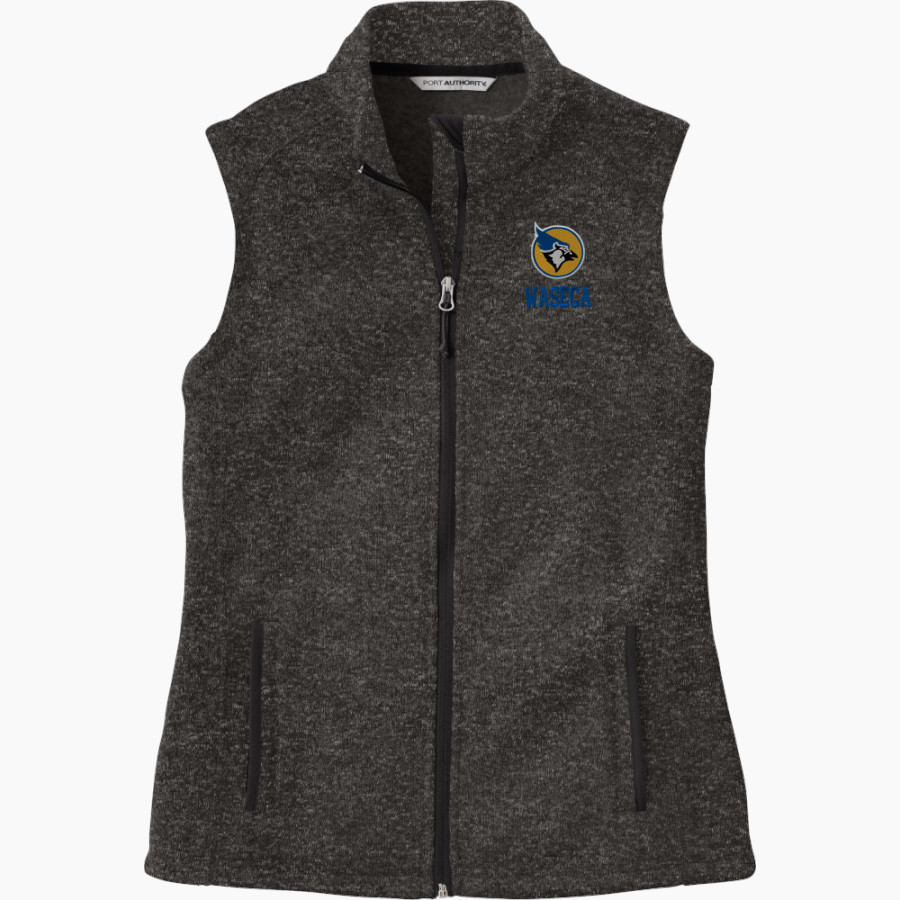 WASECA HIGH SCHOOL BLUEJAYS Port Authority Women's Sweater Fleece Vest