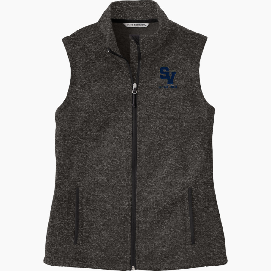Smithson Valley High School RANGERS <span class="pdp-name-mascot">SMITHSON VALLEY RANGERS</span> Port Authority Women's Sweater Fleece Vest