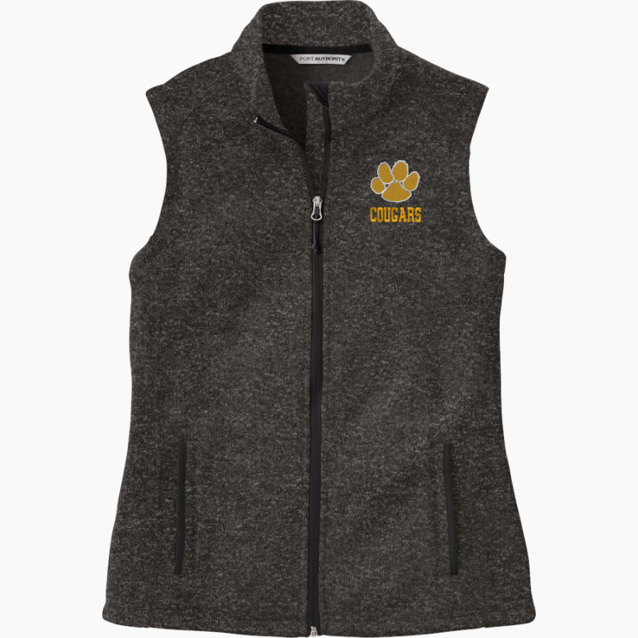 CULBRETH Cougars Port Authority Women's Sweater Fleece Vest