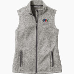 King Tech High School Online Apparel Store Port Authority Women's Sweater Fleece Vest Front Thumbnail