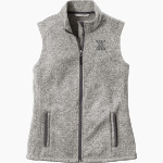 Xavier Falcons Port Authority Women's Sweater Fleece Vest Front Thumbnail