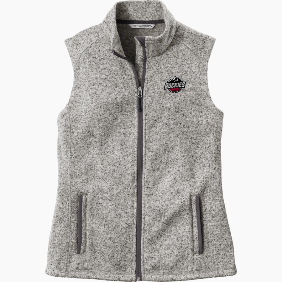Boulder Rockies Online Store <span class="pdp-name-mascot">Boulder Rockies</span> Port Authority Women's Sweater Fleece Vest