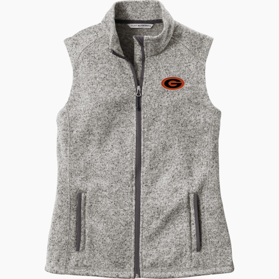 GILMER HIGH SCHOOL BUCKEYES <span class="pdp-name-mascot">GILMER BUCKEYES</span> Port Authority Women's Sweater Fleece Vest