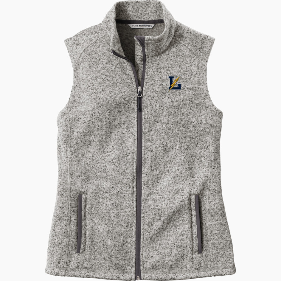 LITTLESTOWN HIGH SCHOOL THUNDERBOLTS Port Authority Women's Sweater Fleece Vest