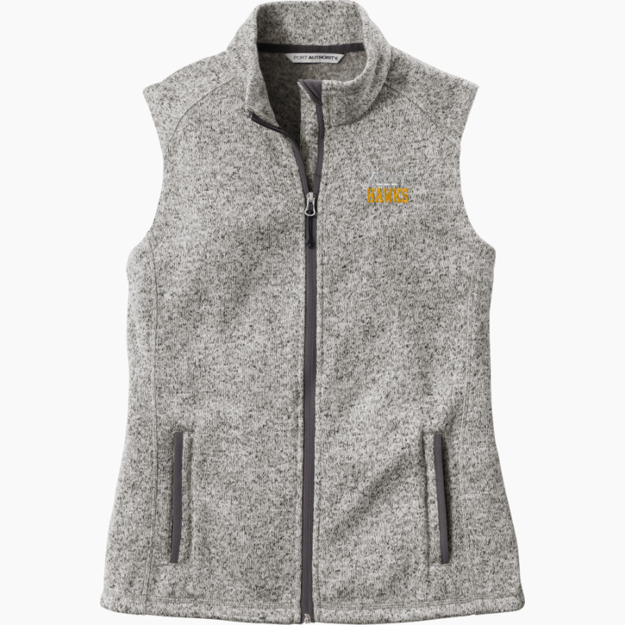 Kelly Hawks <span class="pdp-name-mascot">Kelly Hawks</span> Port Authority Women's Sweater Fleece Vest