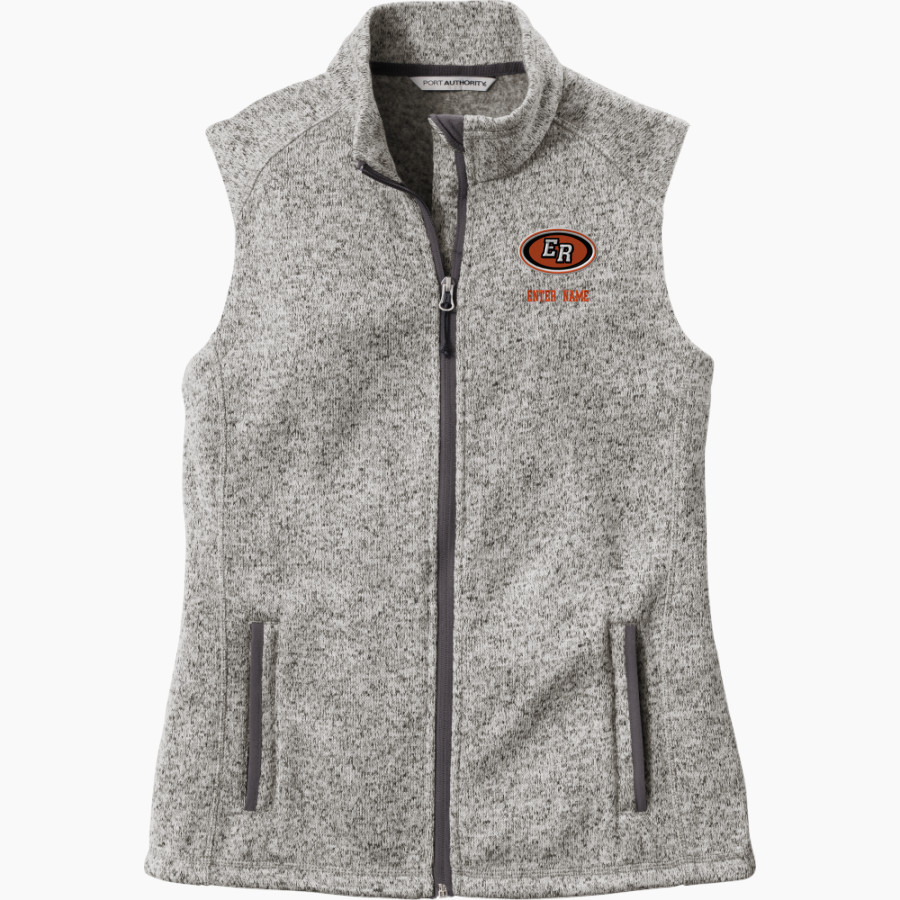 EAST RIDGE HIGH SCHOOL PIONEERS <span class="pdp-name-mascot">EAST RIDGE PIONEERS</span> Port Authority Women's Sweater Fleece Vest