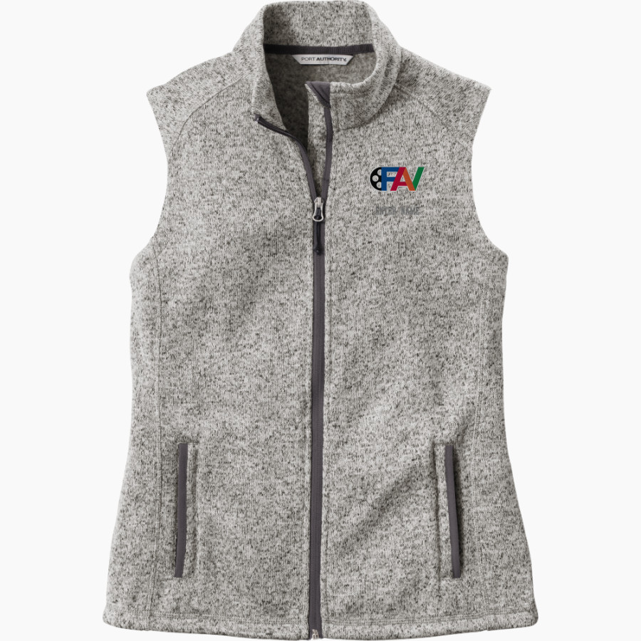 King Tech High School Online Apparel Store Port Authority Women's Sweater Fleece Vest