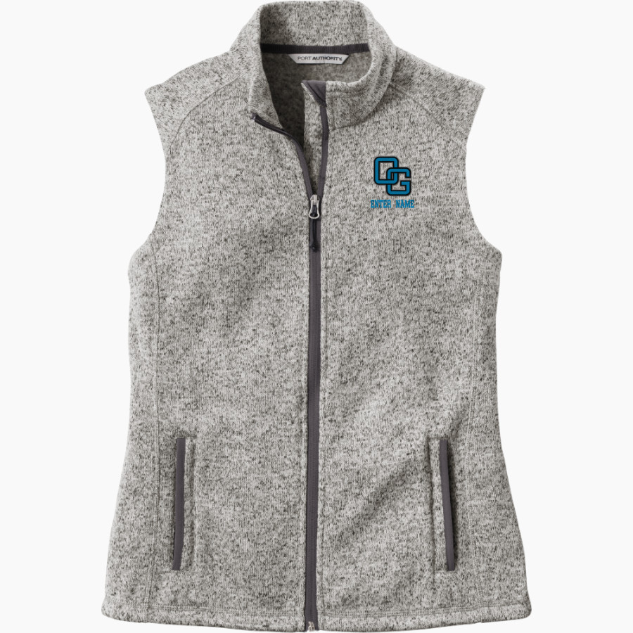 Oak Grove Grizzlies <span class="pdp-name-mascot">Oak Grove Grizzlies</span> Port Authority Women's Sweater Fleece Vest
