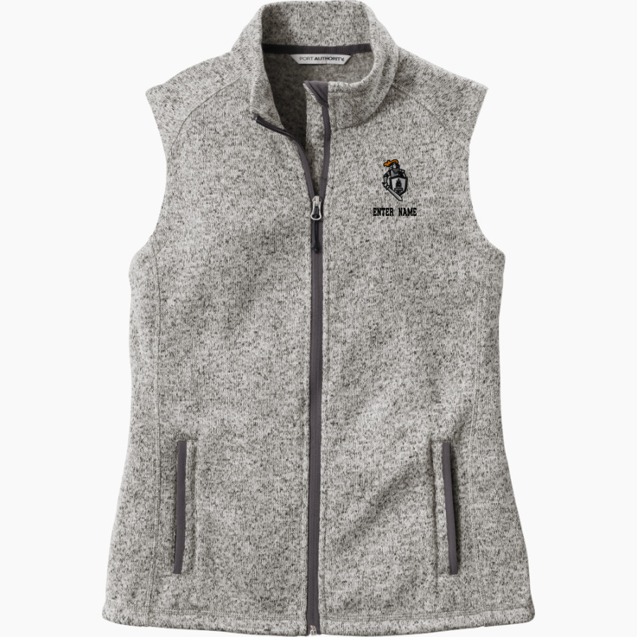Marion Elementary Black Knights Port Authority Women's Sweater Fleece Vest