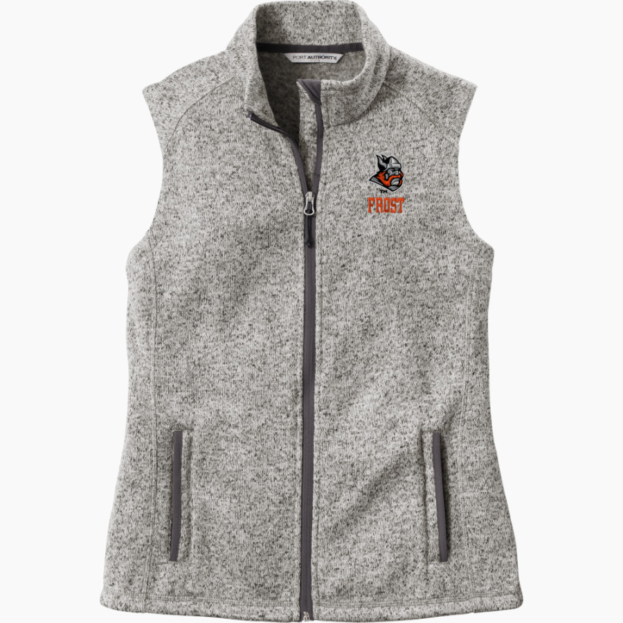 Frost Vikings <span class="pdp-name-mascot">Frost Vikings</span> Port Authority Women's Sweater Fleece Vest