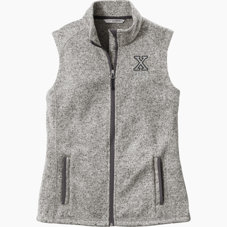 Xavier Falcons Port Authority Women's Sweater Fleece Vest