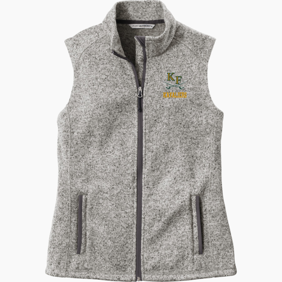 KENSTON FOREST SCHOOL KAVALIERS Port Authority Women's Sweater Fleece Vest