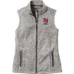 NORTHLAND Pioneers <span class="pdp-name-mascot">NORTHLAND PIONEERS STORE</span> Port Authority Women's Sweater Fleece Vest Front Thumbnail