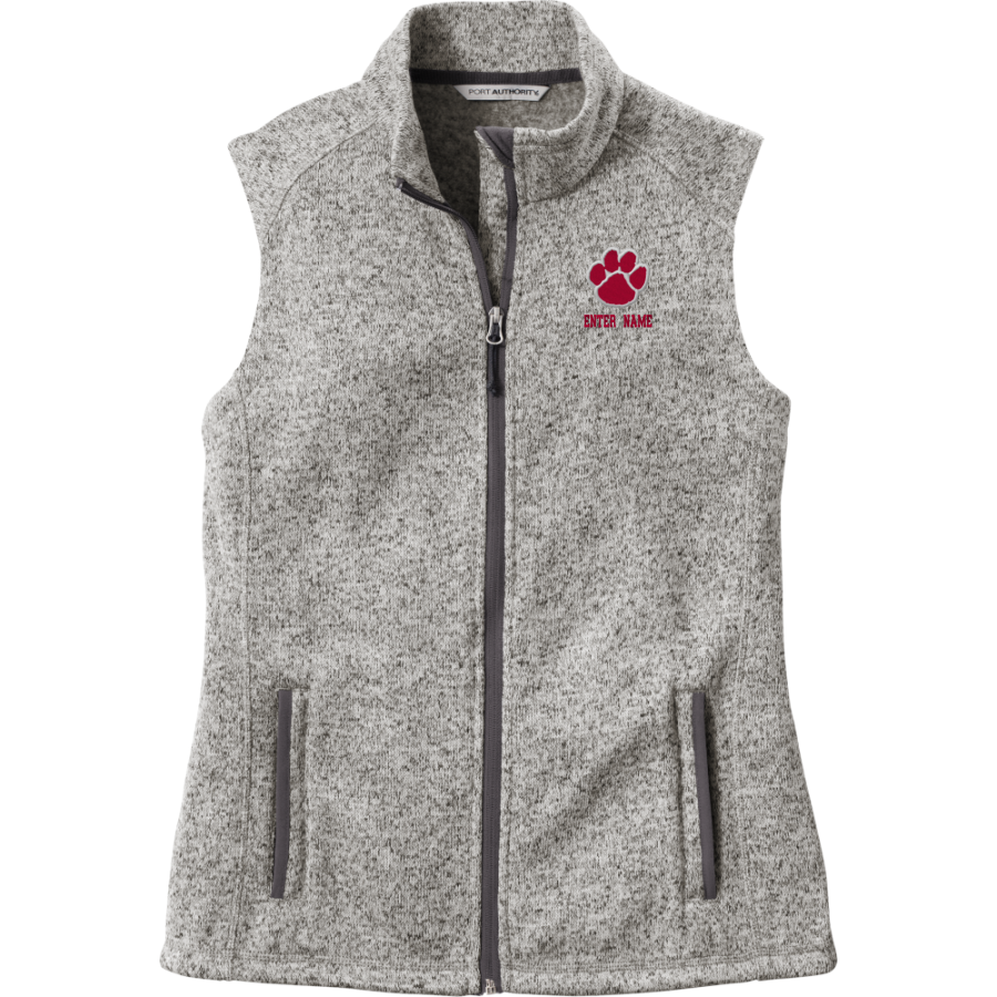 Kankakee Valley Kougars Kougars <span class="pdp-name-mascot">Kankakee Valley Kougars Kougars</span> Port Authority Women's Sweater Fleece Vest