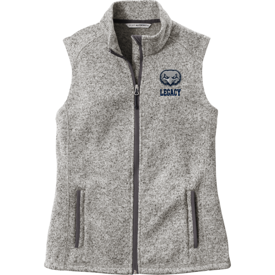 Legacy Eagles <span class="pdp-name-mascot">Legacy Charter Eagles</span> Port Authority Women's Sweater Fleece Vest