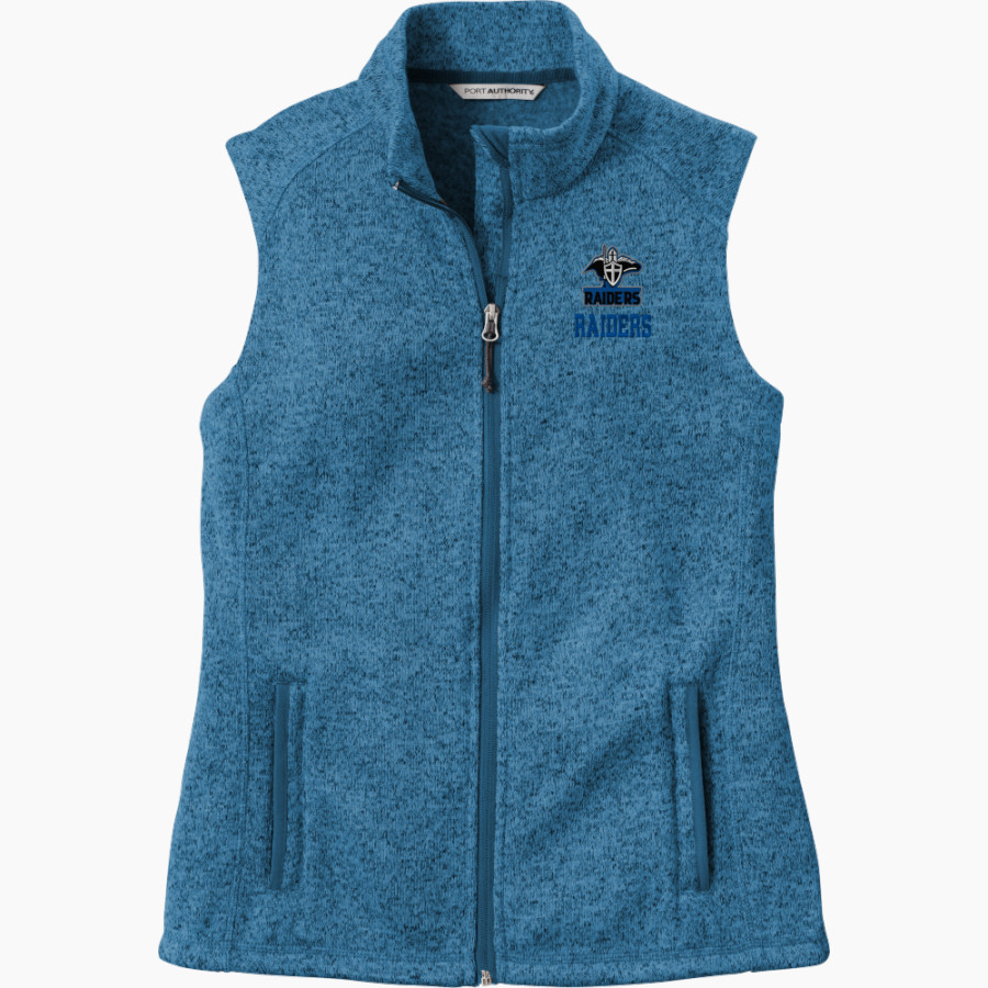 Zion Lutheran Raiders Port Authority Women's Sweater Fleece Vest