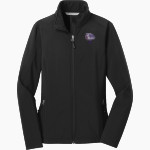 BEMENT MIDDLE SCHOOL BULLDOGS Port Authority Women's Core Soft Shell Jacket Front Thumbnail