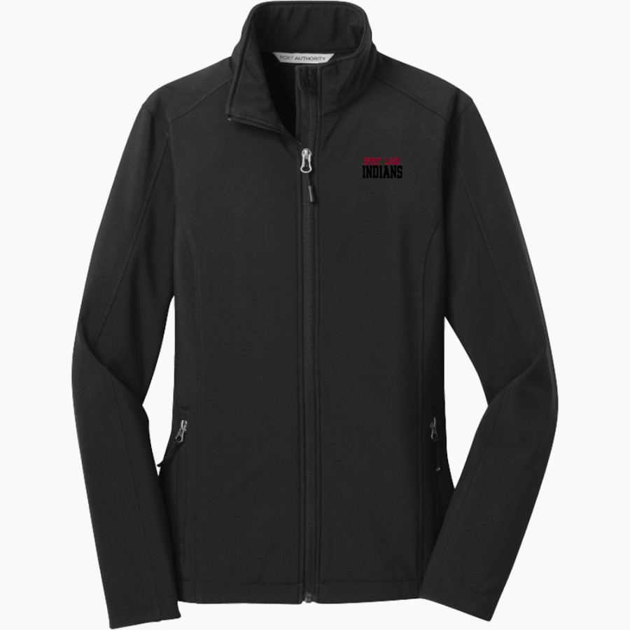 SPIRIT LAKE HIGH SCHOOL INDIANS <span class="pdp-name-mascot">SPIRIT LAKE INDIANS</span> Port Authority Women's Core Soft Shell Jacket