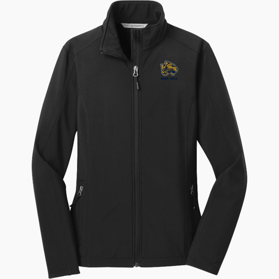 Westbury Christian Wildcats <span class="pdp-name-mascot">Westbury Christian Wildcats</span> Port Authority Women's Core Soft Shell Jacket