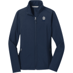 Saint Peter High School SAINTS ONLINE STORE <span class="pdp-name-mascot">Saint Peter Saints</span> Port Authority Women's Core Soft Shell Jacket Front Thumbnail