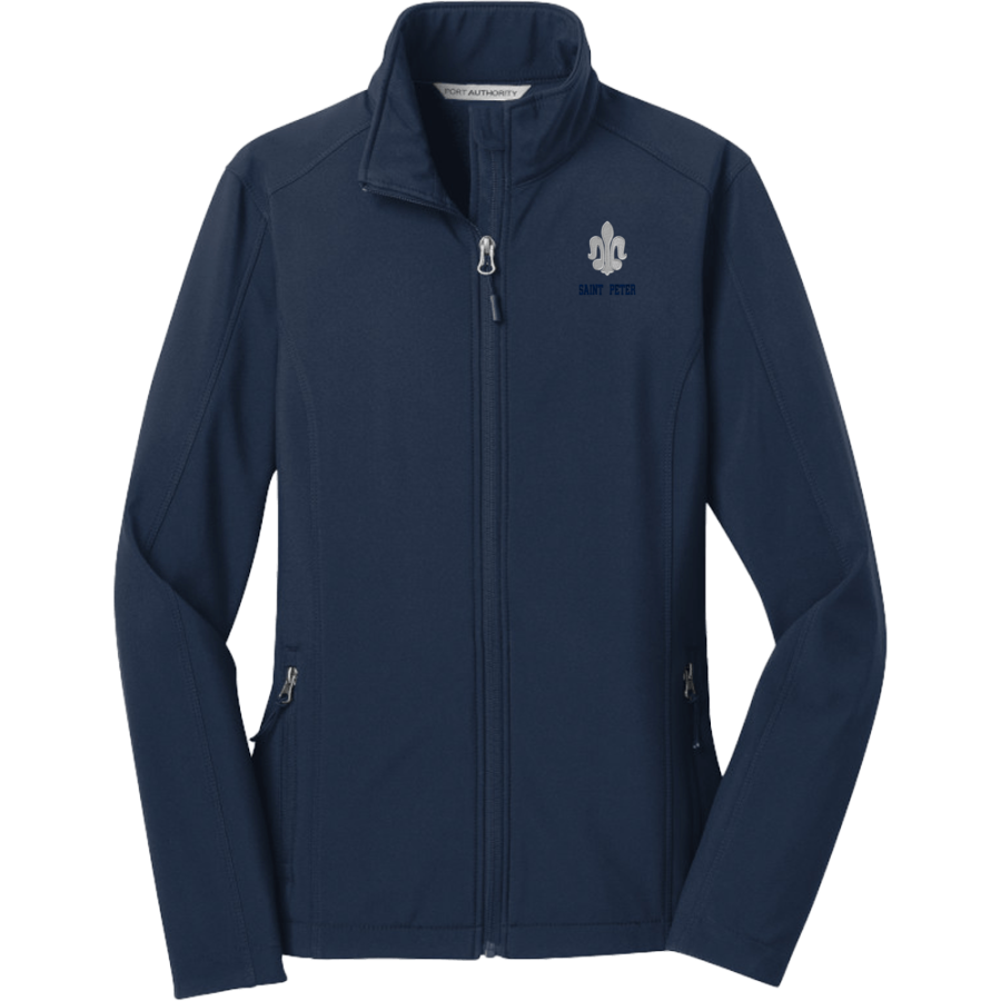 Saint Peter High School SAINTS ONLINE STORE <span class="pdp-name-mascot">Saint Peter Saints</span> Port Authority Women's Core Soft Shell Jacket